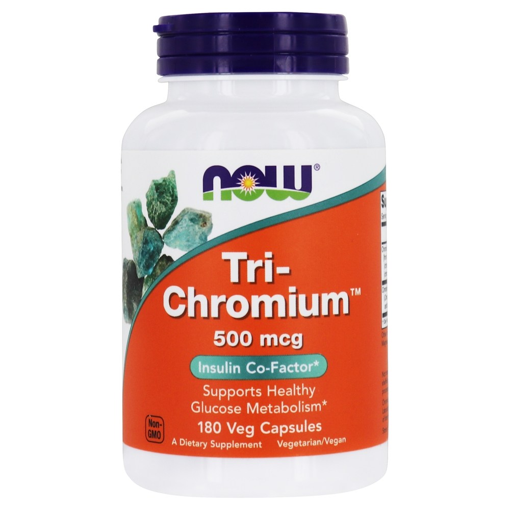 Comprar Tri-Crómio com Canela 500 mcg. - 180 Cápsula (s) vegetal (s) NOW Foods