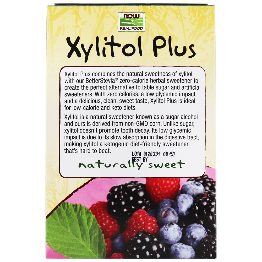Comprar NOW Real Food Xilitol Plus - 75 Pacotes (s) NOW Foods - Imagem 3