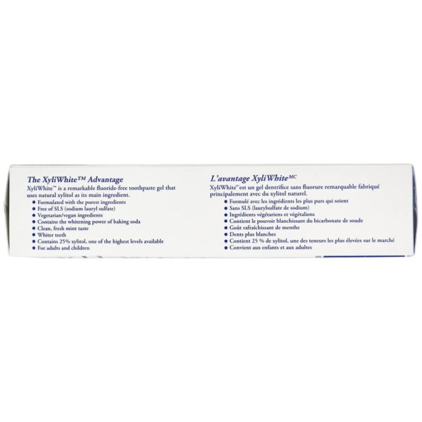 Comprar XyliWhite creme dental em gel com bicarbonato de sódio e hortelã - 6.4 oz. NOW Foods - Imagem 4