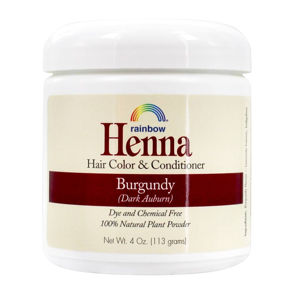 Comprar Cor do Cabelo de Henna e Condicionador Borgonha - 4 oz. Rainbow Research