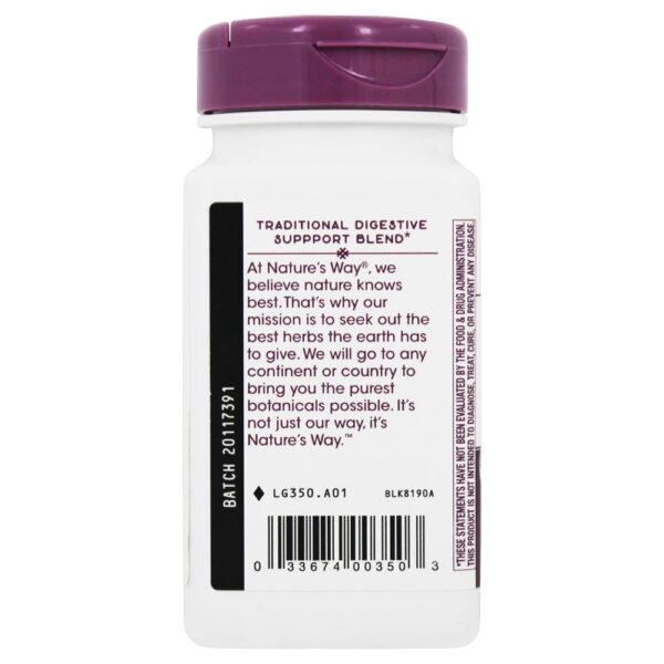 Comprar Mistura de suporte digestivo com fenu-tomilho 900 mg . - Cápsulas Vegan 100 Nature's Way - Imagem 4