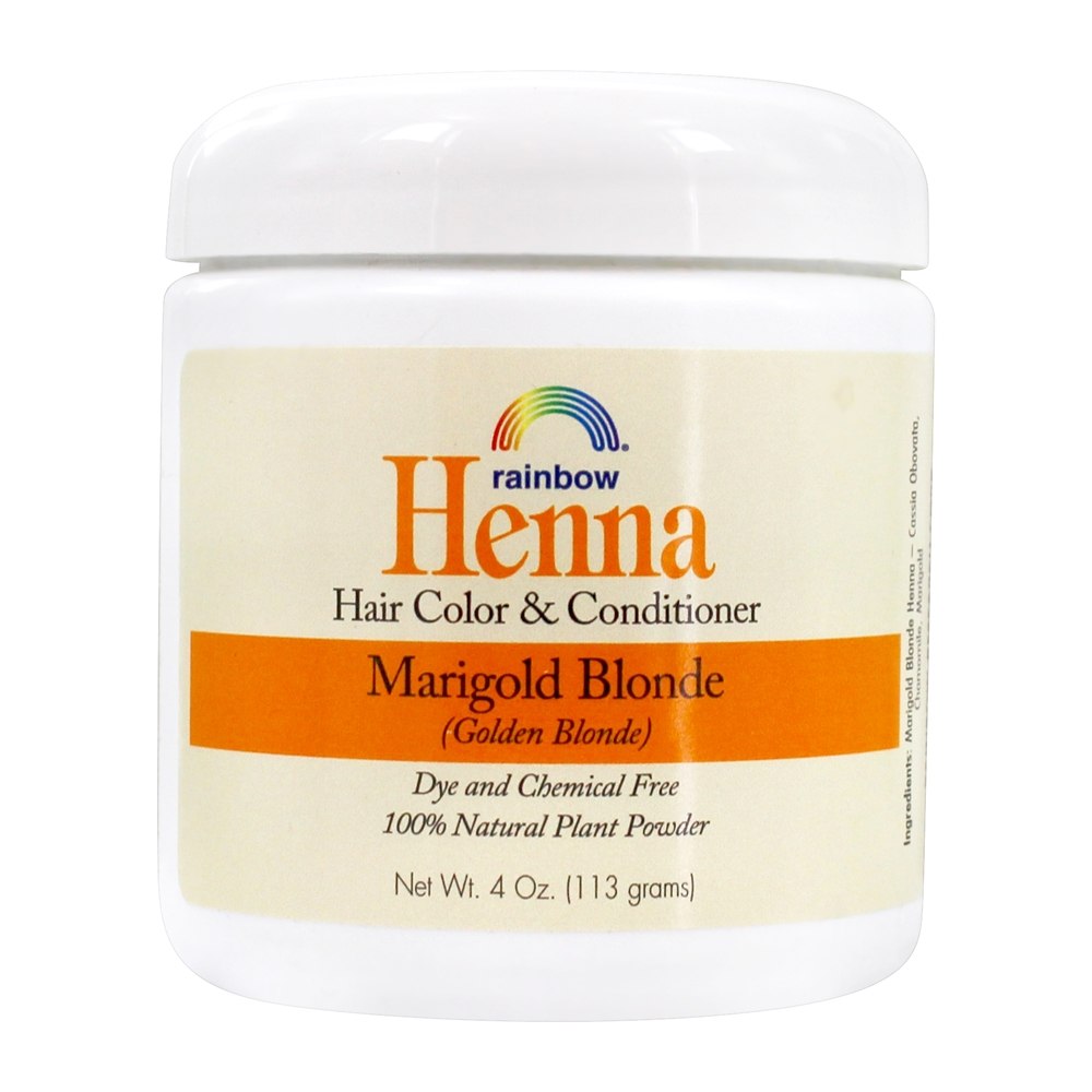 Comprar Cor de cabelo de Henna & condicionador Marigold loira - 4 oz. Rainbow Research
