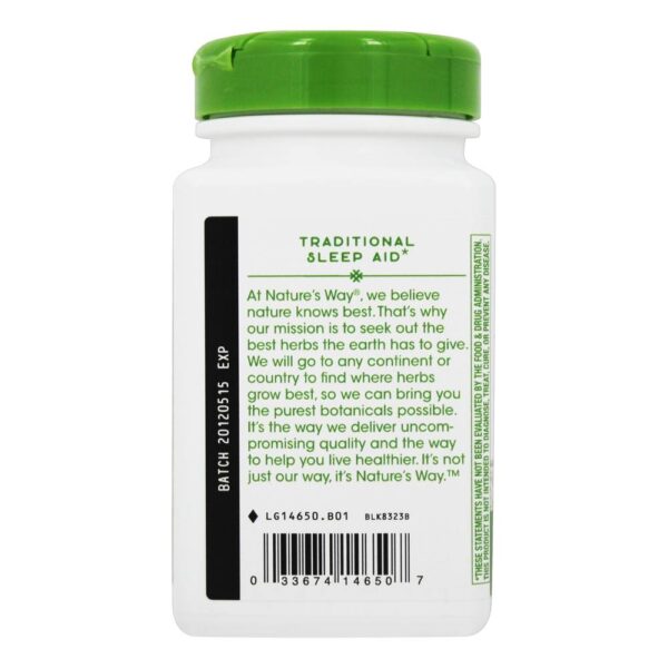 Comprar Melissa Erva-cidreira 1500 mg. - Cápsulas Vegan 100 Nature's Way - Imagem 4