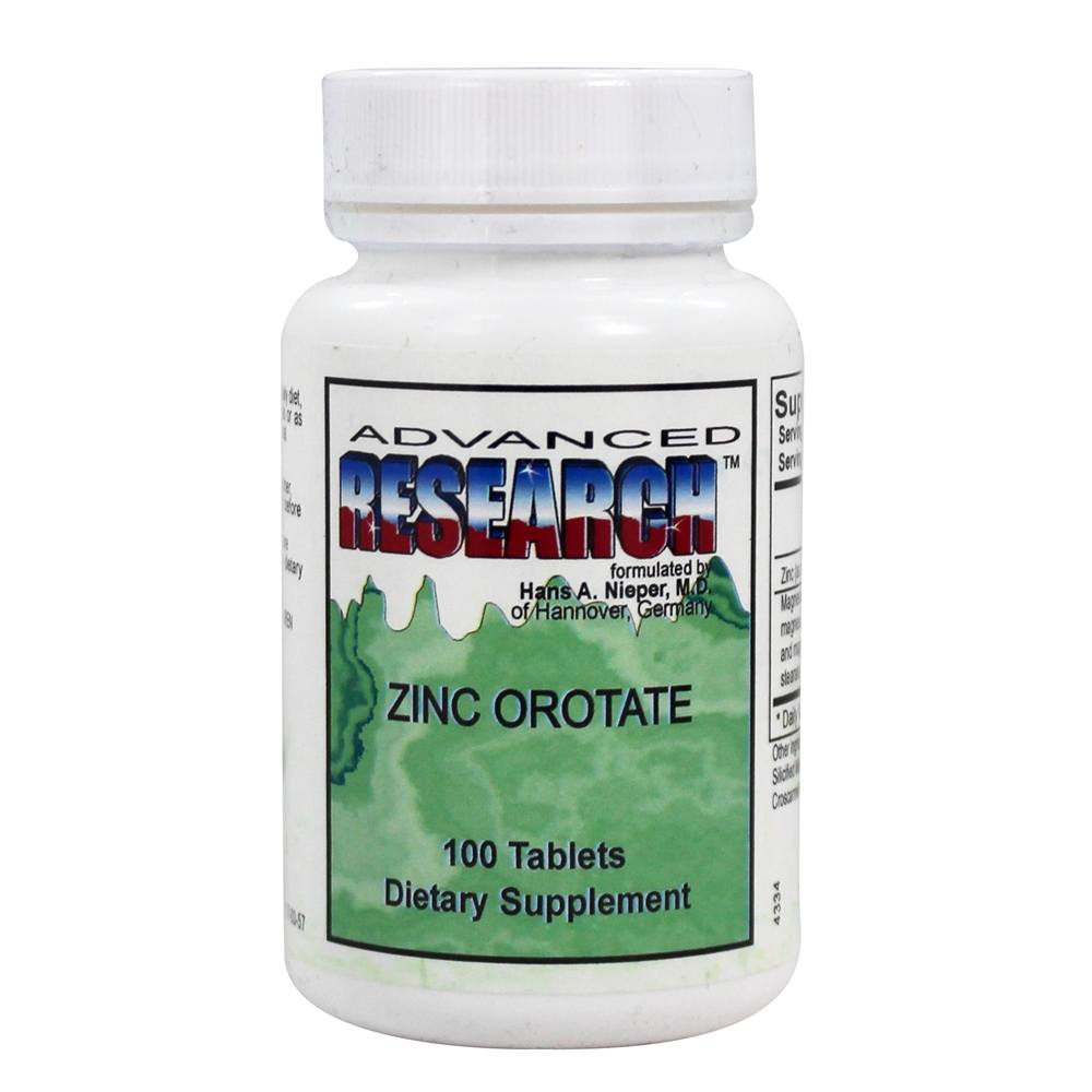 Comprar Orotato de Zinco 9.5 mg. - 100 Tablets Advanced Research