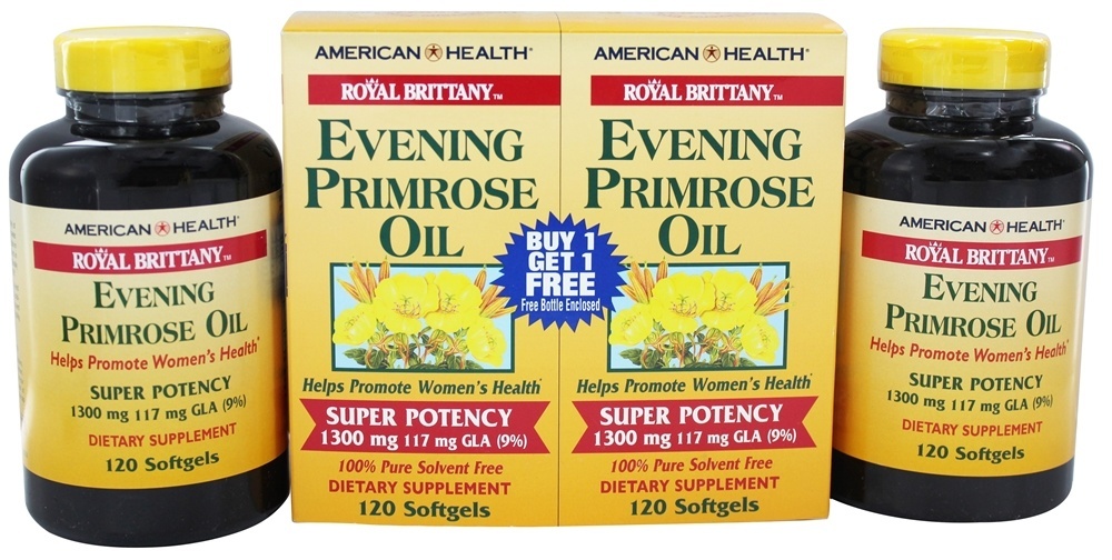 Comprar Royal Brittany Óleo de Prímula Super Potência ( 120 + 120 ) Pacote Especial 1300 mg. - 240 Softgels American Health