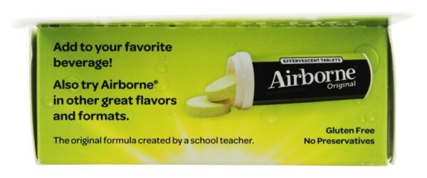 Comprar Fórmula de Saúde Efervescente Limão Limão - 10 Tablets Airborne - Imagem 4