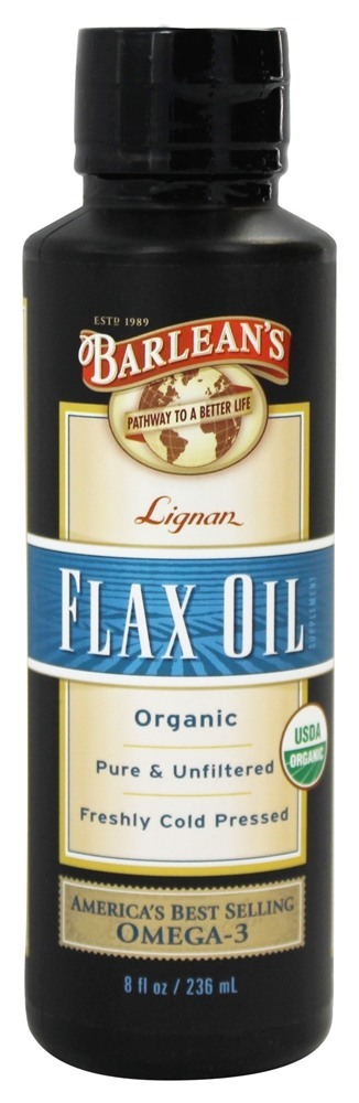 Comprar Maior óleo de linho de lignana 100 % Organic - 8 fl. oz. Barlean's