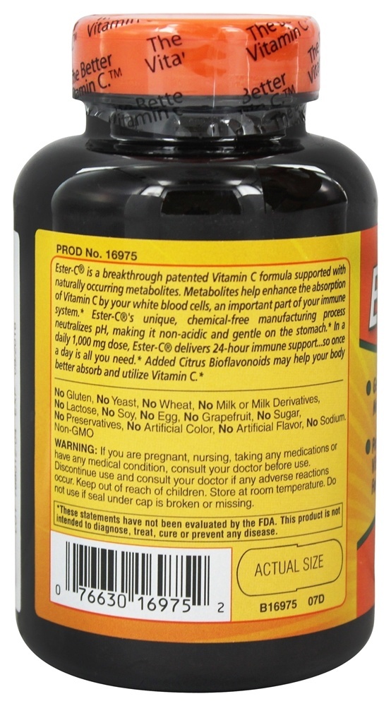Comprar Éster C com Bioflavonóides Cítricos 1000 Mg. - Cápsulas 90 American Health - Imagem 3