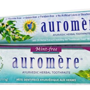 Comprar Creme dental Ayurveda à base de hortelã, sem hortelã - 4.16 oz. Auromere