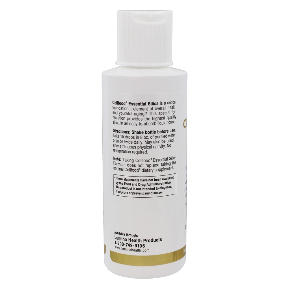 Comprar Cellfood Fórmula Essencial de Sílica - 4 oz. Lumina Health - Imagem 3