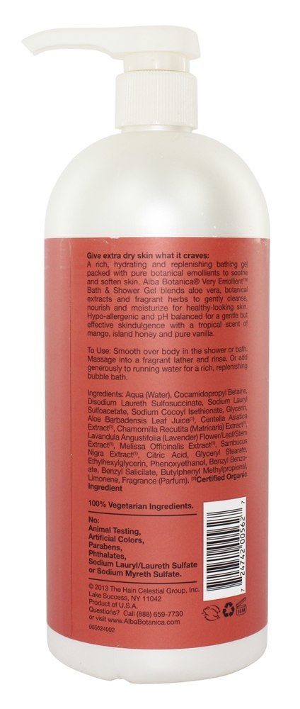 Comprar Banho muito emoliente e gel de banho Mel Mango - 32 fl. oz. Alba Botanica - Imagem 2