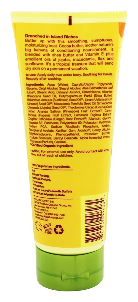Comprar Alba Havaiano Mão & Corpo Loção Cacau Manteiga - 7 oz. Alba Botanica - Imagem 2