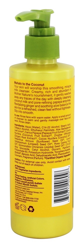 Comprar Leite de coco havaiano da lavagem facial - 8 fl. oz. Alba Botanica - Imagem 2