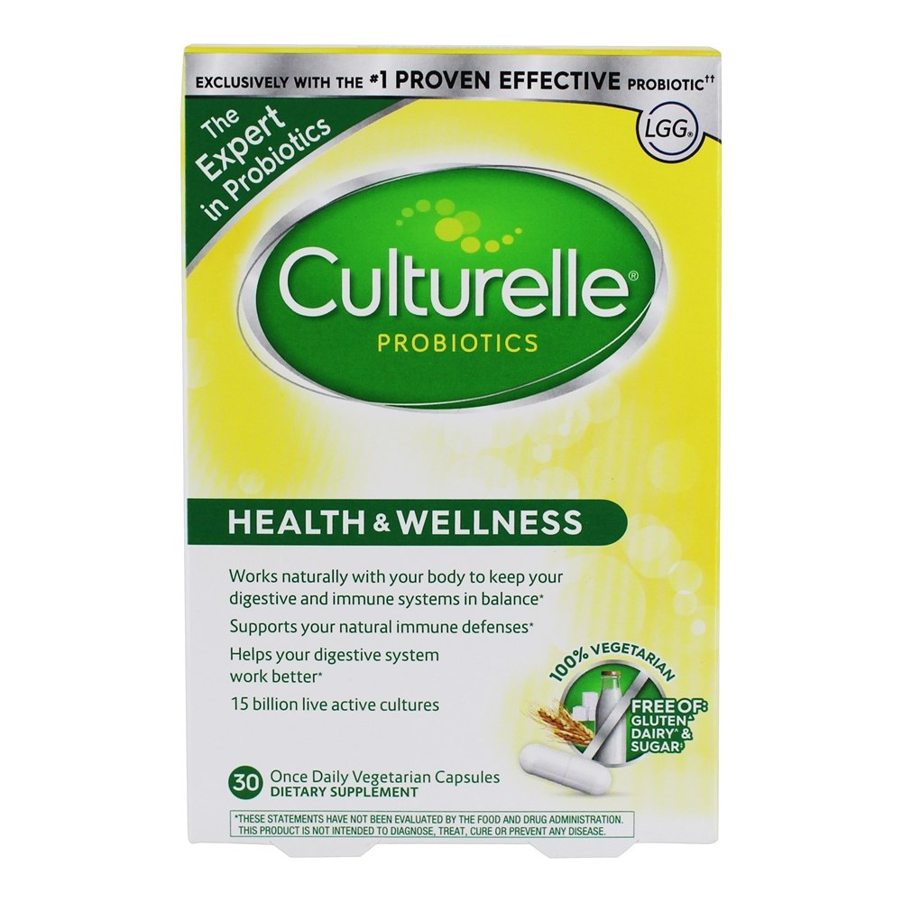 Comprar Probiótico Saúde e Bem-Estar Probiótico Diário 15 Bilhões de UFC - Cápsulas vegetarianas 30 Culturelle