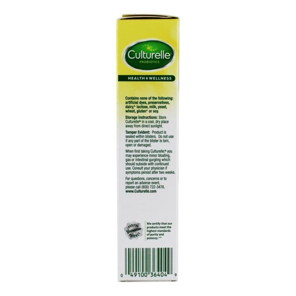 Comprar Probiótico Saúde e Bem-Estar Probiótico Diário 15 Bilhões de UFC - Cápsulas vegetarianas 30 Culturelle - Imagem 4