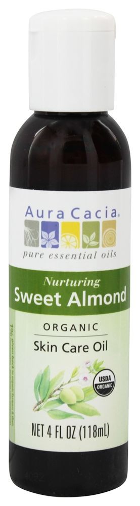 Comprar Amêndoa doce orgânica certificada do óleo dos cuidados com a pele - 4 fl. oz. Aura Cacia