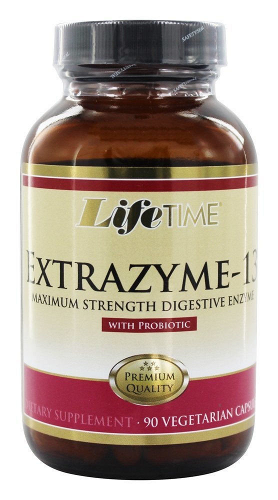 Comprar Extrazyme-13 com enzima digestiva de força máxima probiótica - Cápsulas 90 LifeTime Vitamins