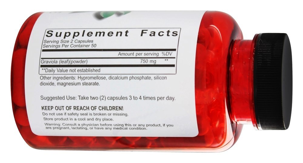 Comprar Maximizar Graviola 750 mg. - Cápsulas vegetarianas 100 Maximum International - Imagem 2
