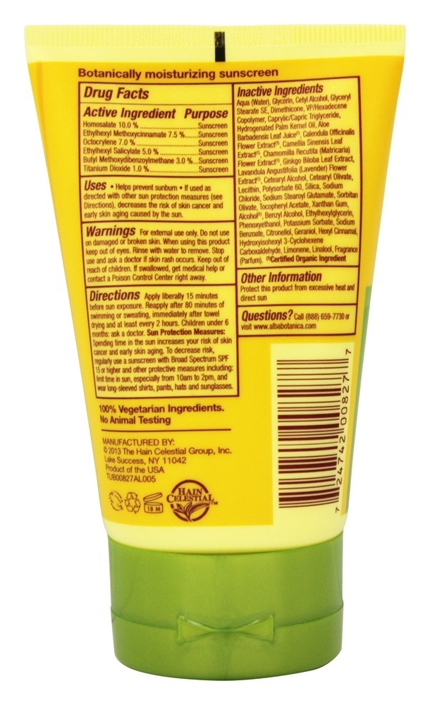 Comprar Alba Havaiano Natural Protetor solar Verde Chá 45 SPF - 4 fl. oz. Alba Botanica - Imagem 2