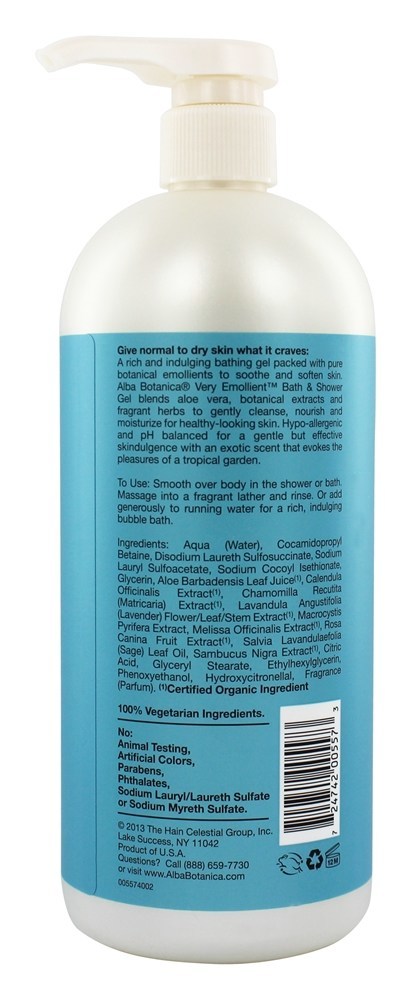 Comprar Muito Emoliente Banho & Chuveiro Gel Meia-noite Tuberosa - 32 fl. oz. Alba Botanica - Imagem 2
