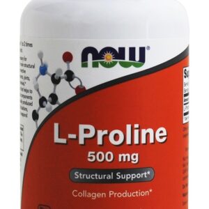 Comprar L-Proline 500 mg. - Cápsulas vegetarianas 120 NOW Foods
