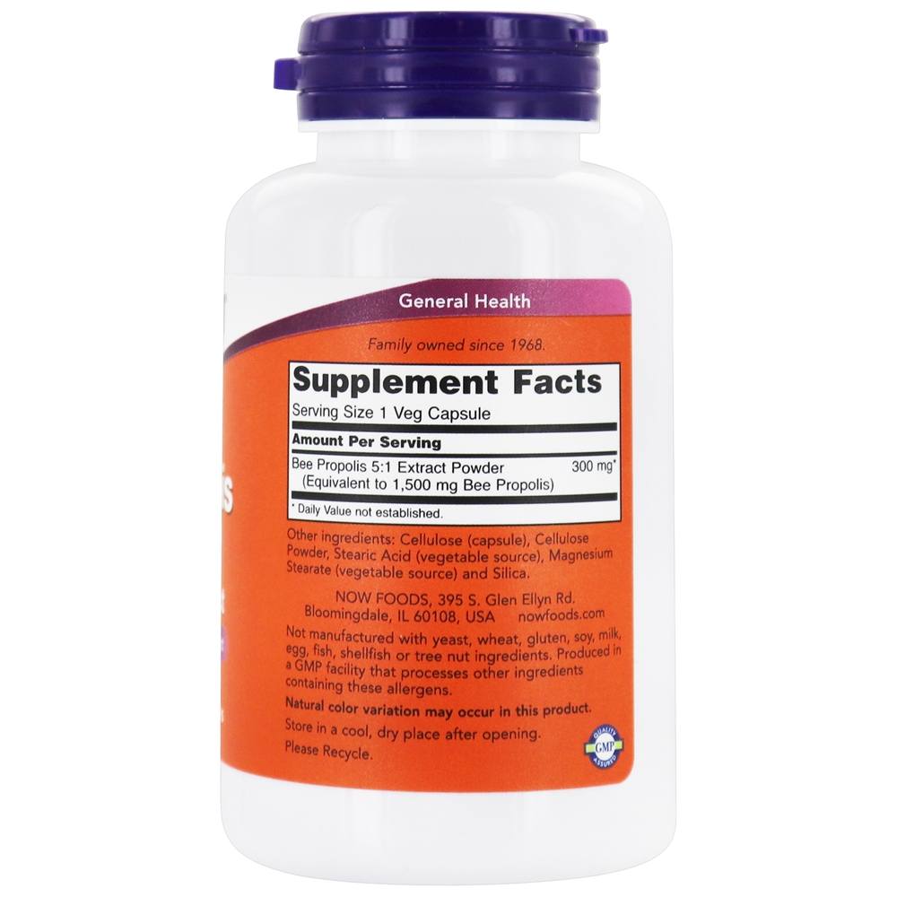 Comprar Própolis 1500 mg. - 100 Cápsula (s) vegetal (s) NOW Foods - Imagem 2