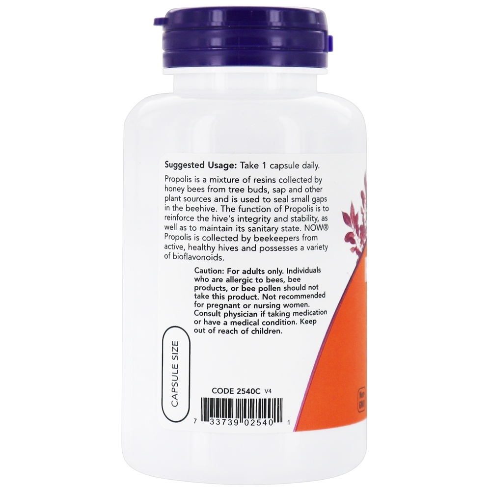 Comprar Própolis 1500 mg. - 100 Cápsula (s) vegetal (s) NOW Foods - Imagem 3