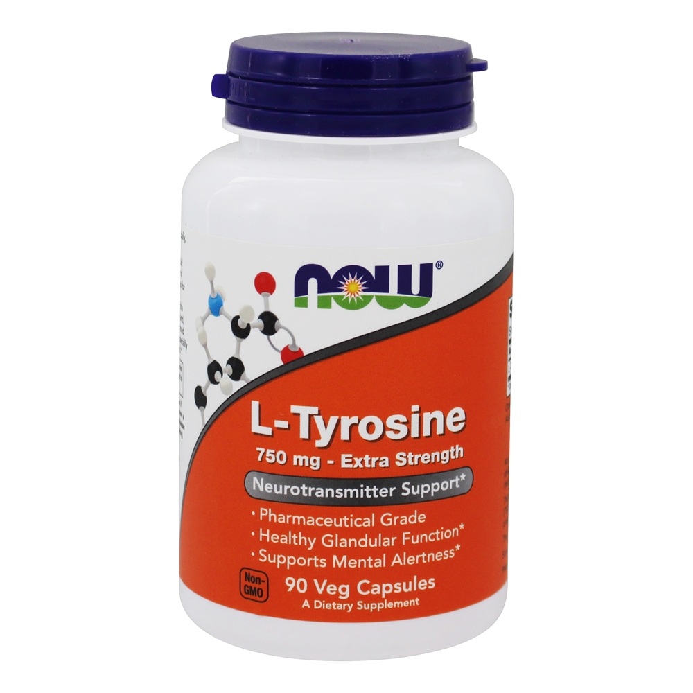 Comprar L-Tirosina 750 mg. - Cápsulas 90 NOW Foods