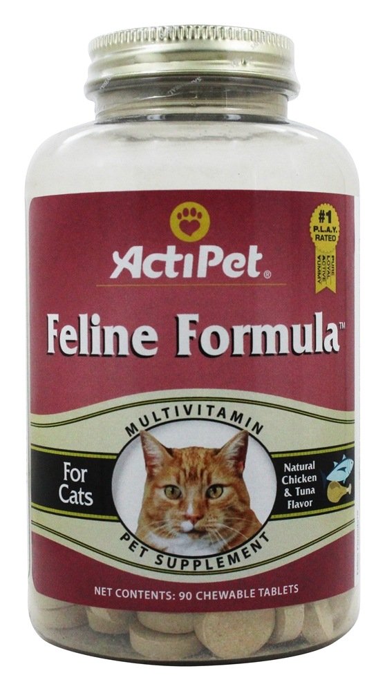 Comprar Felino Fórmula Diário Múltiplas Vitamina & Mineral Para Gatos - 90 comprimidos mastigáveis ActiPet