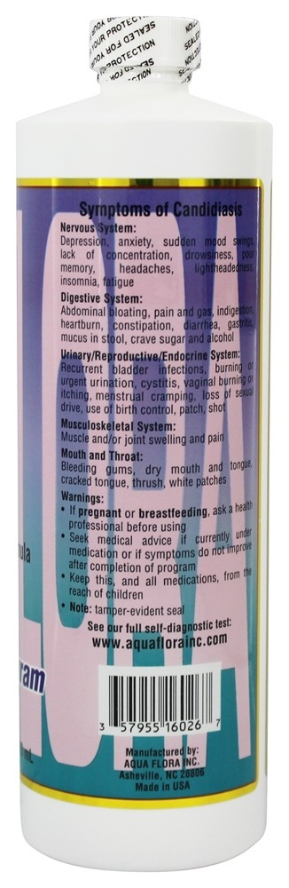 Comprar Fase do Programa de Controle da Candida 2 - 16 oz. AquaFlora - Imagem 2
