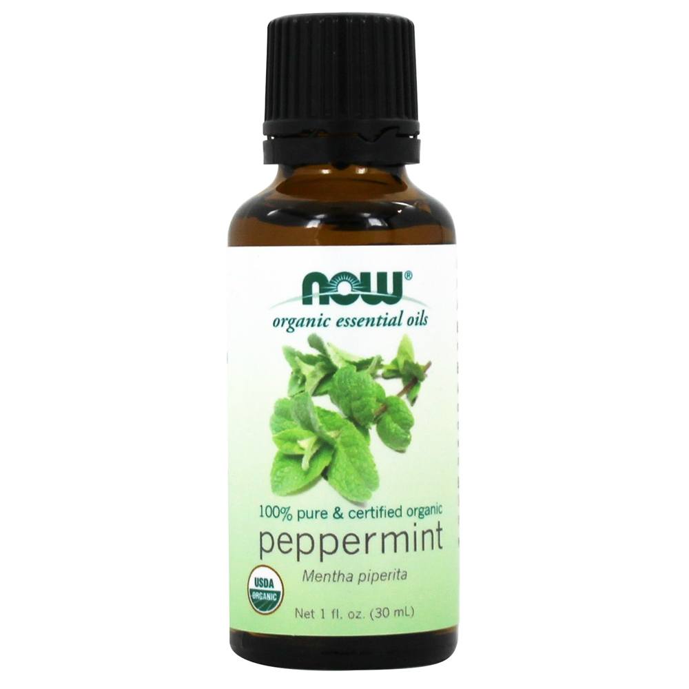 Comprar 100 % Pure e Óleo Essencial Orgânico Menta - 1 fl. oz. NOW Foods