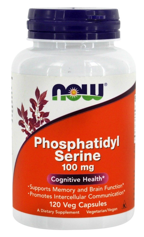 Comprar Saúde Cognitiva da Fosfatidil Serina 100 mg. - 120 Cápsula (s) vegetal (s) NOW Foods