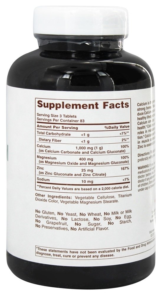 Comprar Cálcio Magnésio & Zinco Quelatos - 250 Tablets American Health - Imagem 2