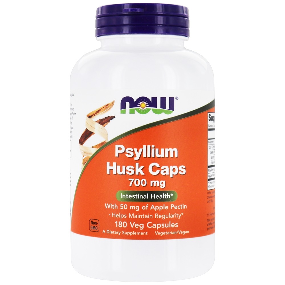 Comprar Casca de psyllium Caps 700 mg. - 180 Cápsula (s) vegetal (s) NOW Foods
