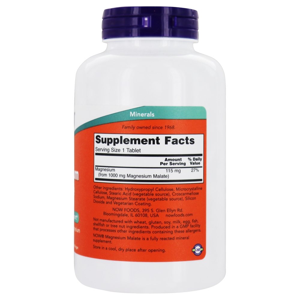 Comprar Magnésio Dimalato 1000 mg. - 180 Tablets NOW Foods - Imagem 2