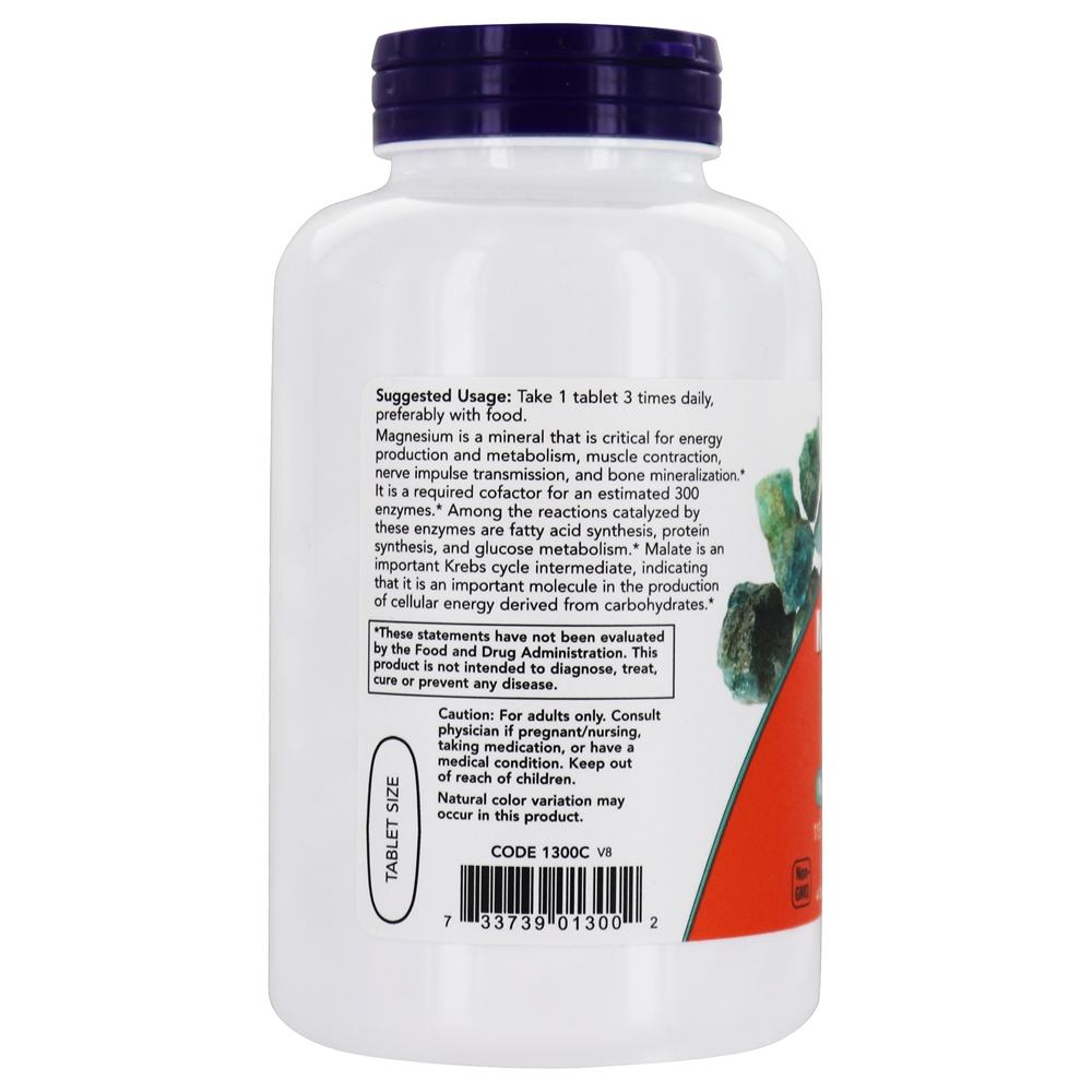 Comprar Magnésio Dimalato 1000 mg. - 180 Tablets NOW Foods - Imagem 3