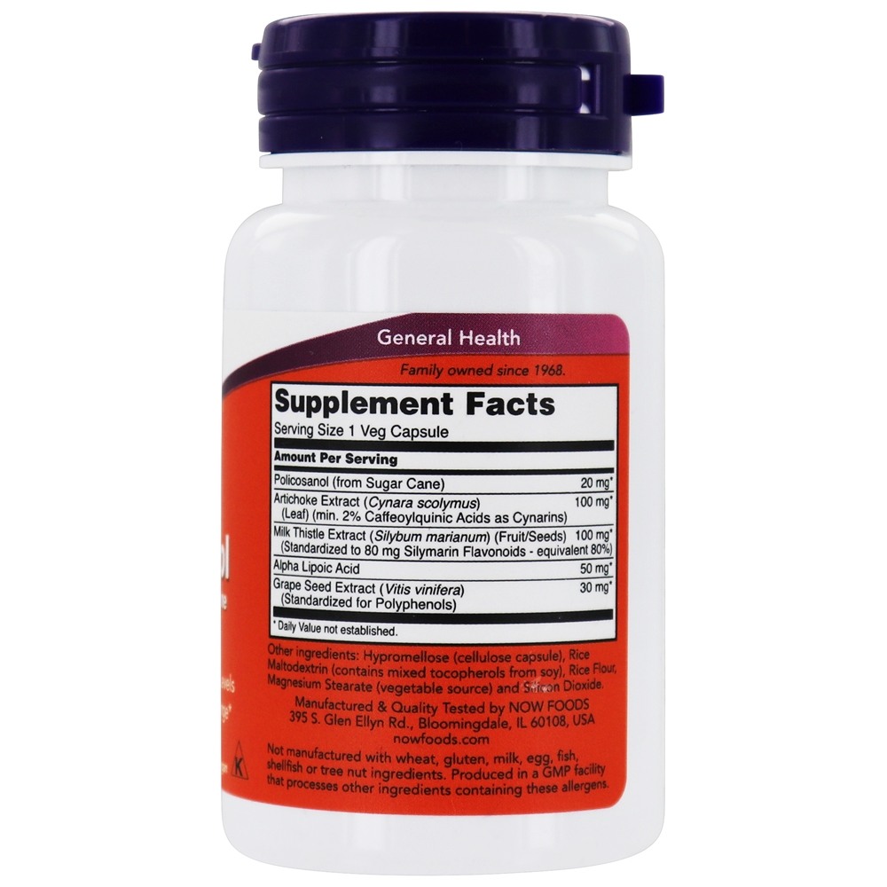 Comprar Suporte ao colesterol com força dupla de mg 20 mg . - 90 Cápsula (s) vegetal (s) NOW Foods - Imagem 2