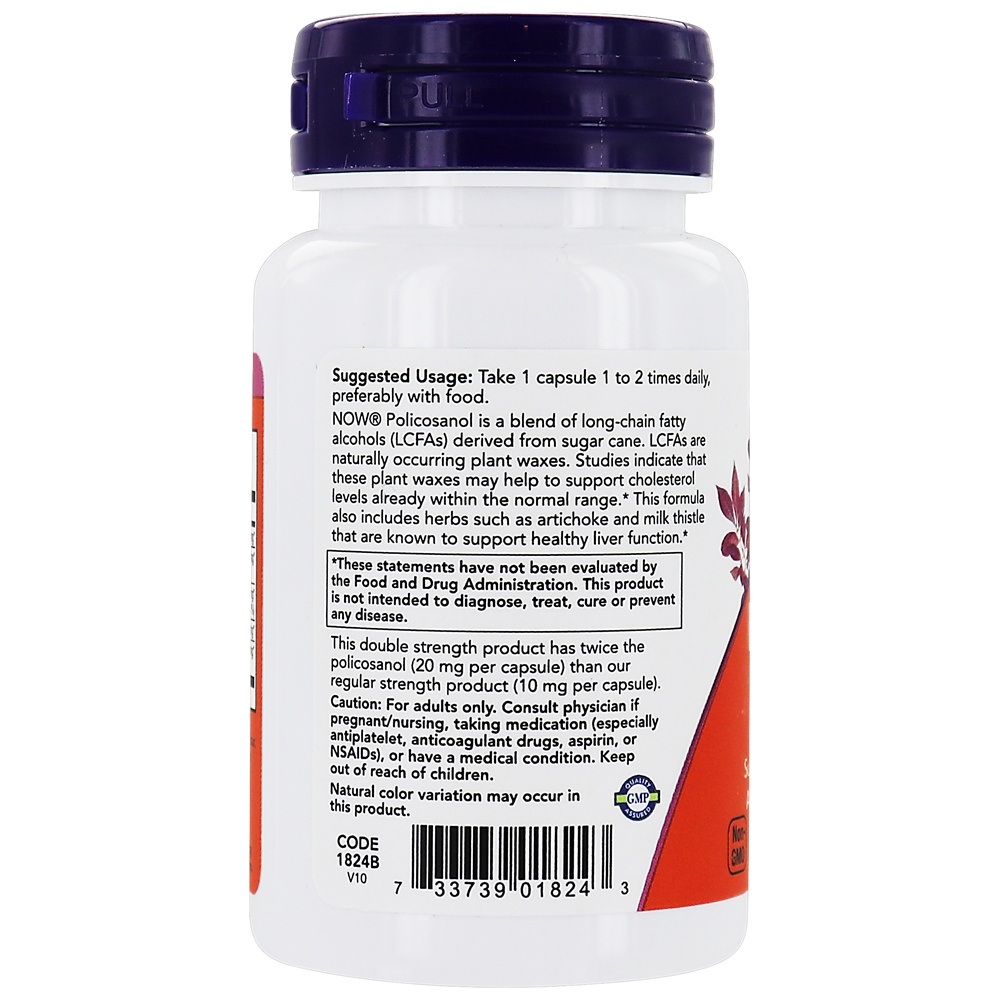 Comprar Suporte ao colesterol com força dupla de mg 20 mg . - 90 Cápsula (s) vegetal (s) NOW Foods - Imagem 3