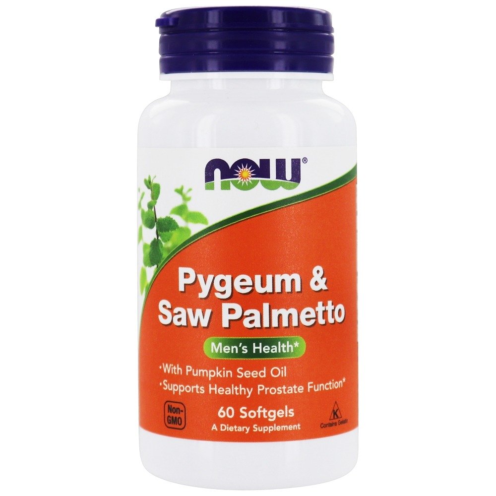 Comprar Pygeum & Saw Palmetto Saúde dos homens - 60 Softgels NOW Foods