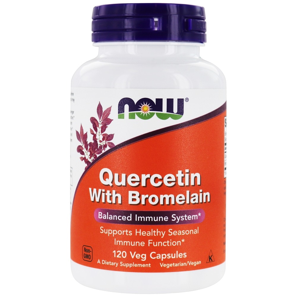 Comprar Quercetina Com Bromelaína - 120 Cápsula (s) vegetal (s) NOW Foods
