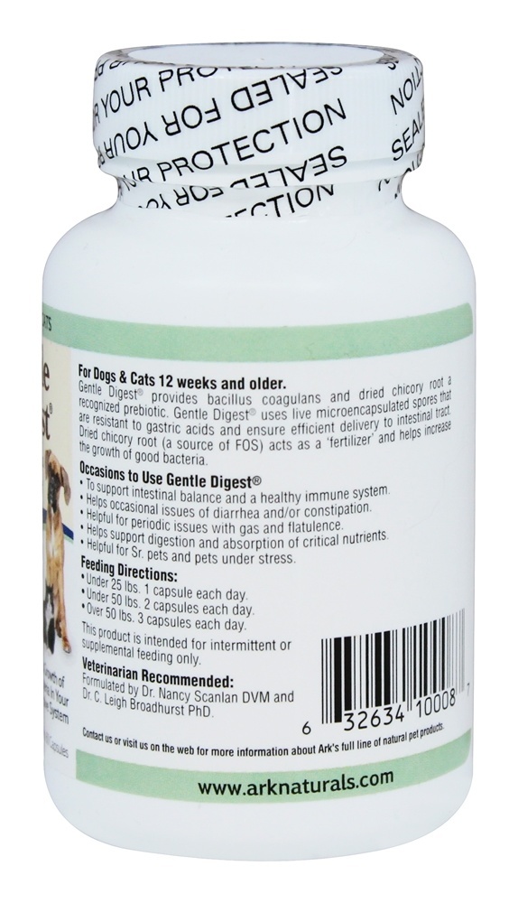 Comprar Digest suave para cães e gatos - Cápsulas 60 Ark Naturals - Imagem 3