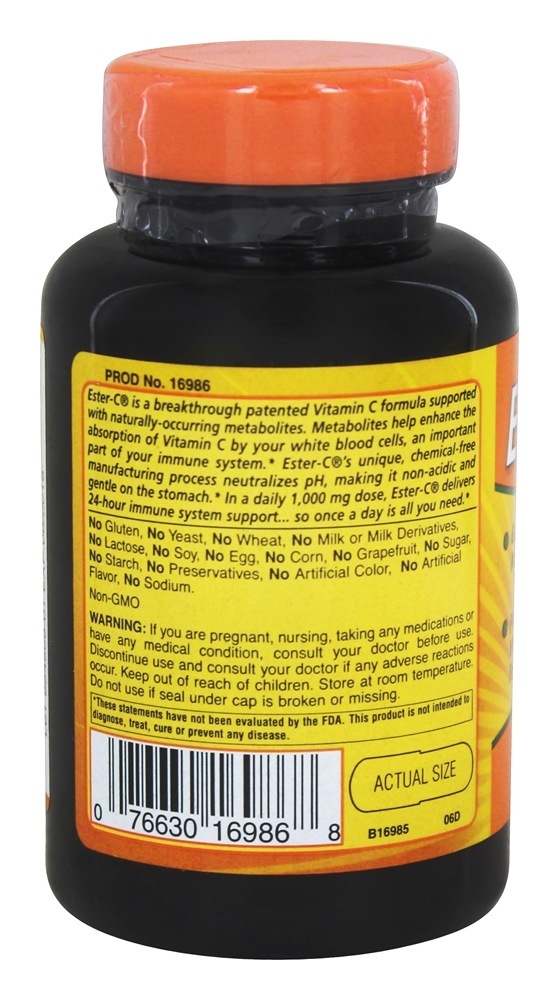 Comprar Éster C 500 mg. - Cápsulas 120 American Health - Imagem 3