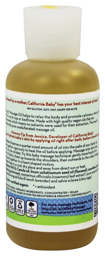 Comprar Aromaterapia Massagem óleo Todos Natural Acalmando - 4.5 fl. oz. California Ba - Imagem 2