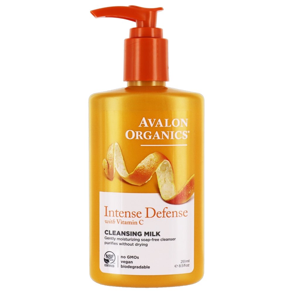 Comprar Defesa Intensa Leite de Limpeza com Vitamina C - 8.5 fl. oz. (Anteriormente Defesa contra o envelhecimento da pele, nutritiva) Avalon Organics