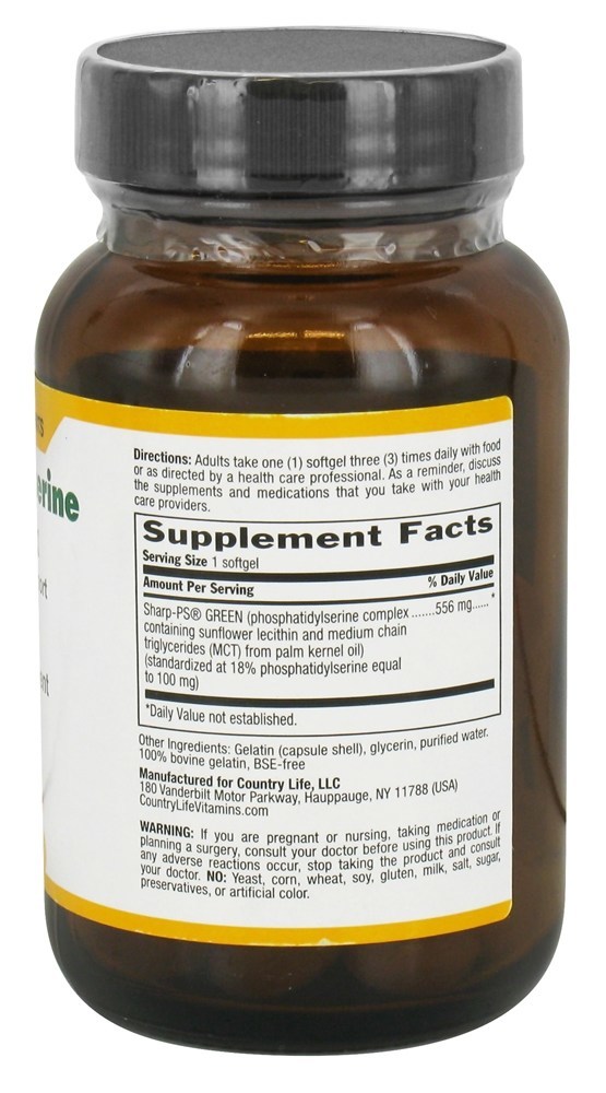 Comprar Complexo de fosfatidilserina - 60 Softgels anteriormente Biochem Country Life - Imagem 2