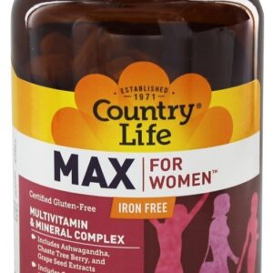 Comprar Maxi-Sorveira Maxine Diário Múltiplo Para Mulheres Ferro-Livre - Cápsulas vegetarianas 120 Country Life