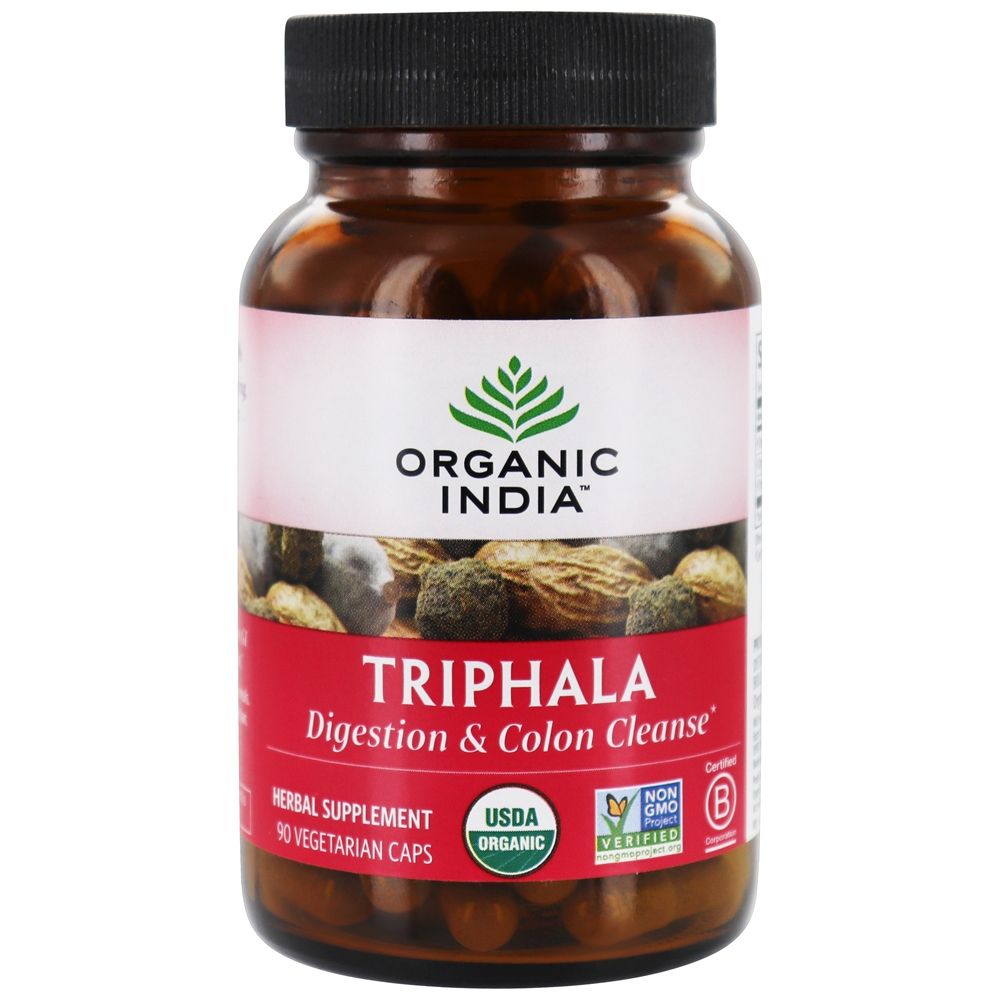 Comprar Triphala Para Digestão & Limpeza do Cólon - Cápsulas vegetarianas 90 Organic India