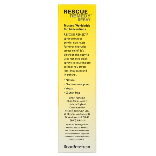 Comprar Remédio de resgate Spray Natural Stress Relief - 20 ml. Bach - Imagem 5