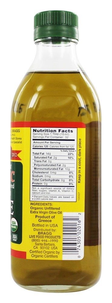 Comprar Azeite Virgem Extra Orgânico - 16 fl. oz. Bragg - Imagem 2