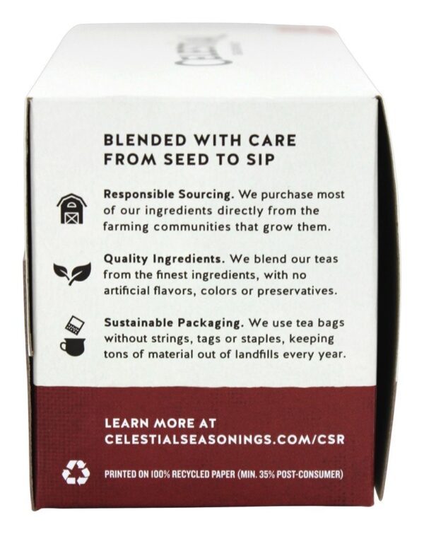 Comprar Chás de ervas sem cafeína Roastaroma - 20 Saquinhos de Chá Celestial Seasonings - Imagem 4